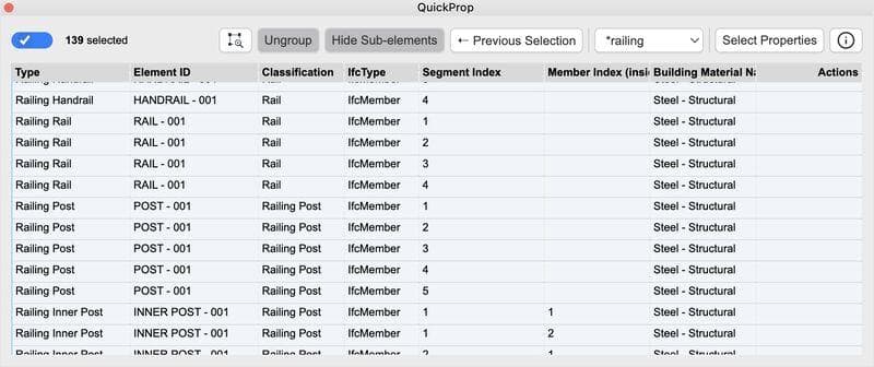 QuickProp v3.2.0 is here - View sub-elements