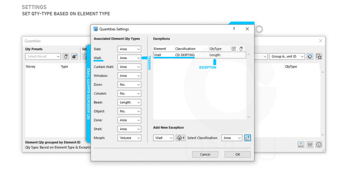 Settings & Exceptions