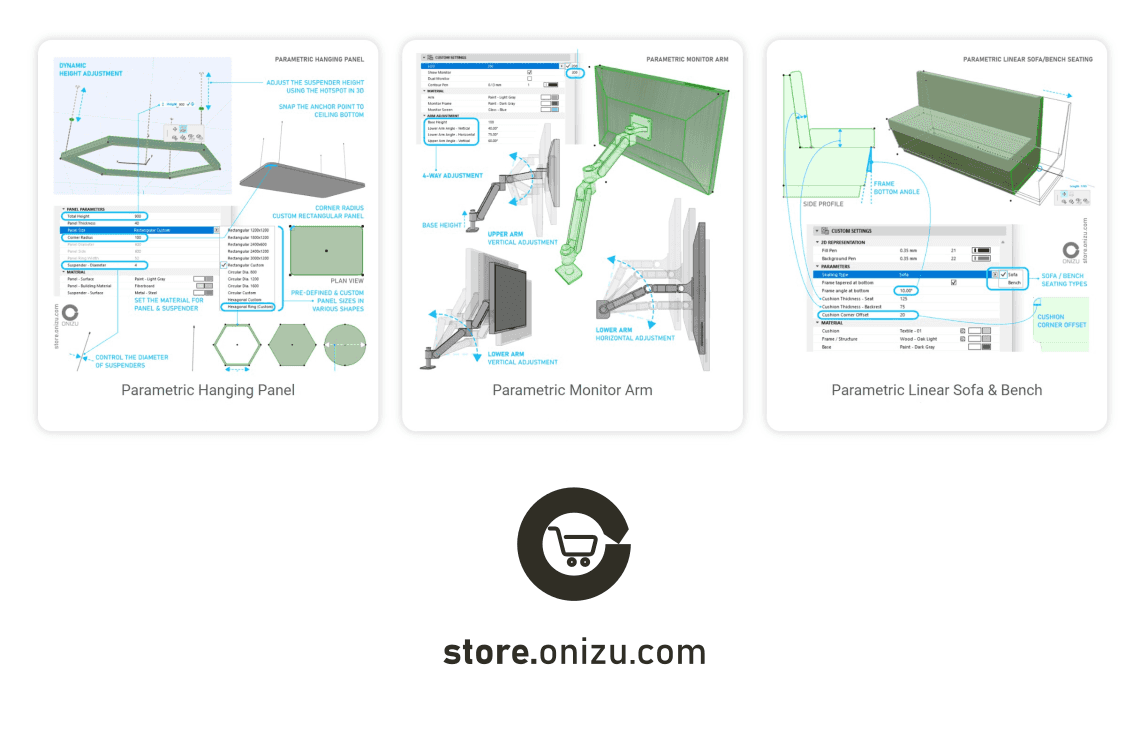 Parametric Objects for Archicad